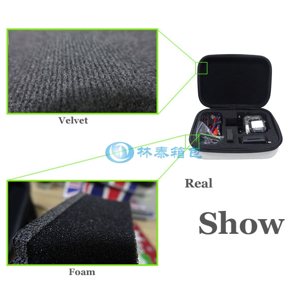 （非標(biāo)準(zhǔn)小號）銀色 EVA相機包內(nèi)部材料細節(jié)